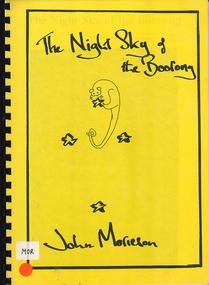 Book, John Morieson, The night sky of the Boorong