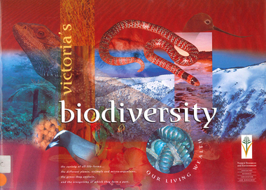 Book, Department of Natural Resources and Environment, Victoria's biodiversity : our living wealth, 1997