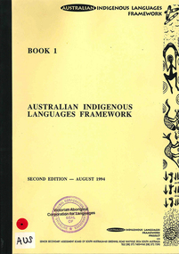 Book, Australian Indigenous Languages Framework Project, Australian Indigenous languages framework, 1994