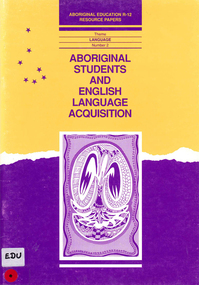Book, Julie Bishop, Aboriginal students and English language acquisition, 1993