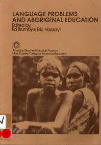 Book, Ed Brumby, Language problems and Aboriginal education, 1977