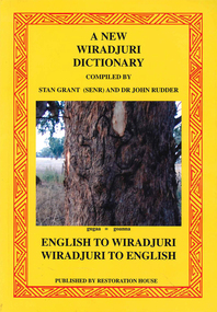 Book, A New Wiradjuri Dictionary, 2010