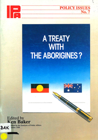 Book, Ken Baker, A treaty with the Aborigines?, 1988