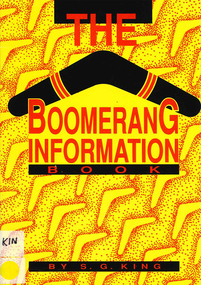 Book, Sheila G King, The boomerang information book, 2005
