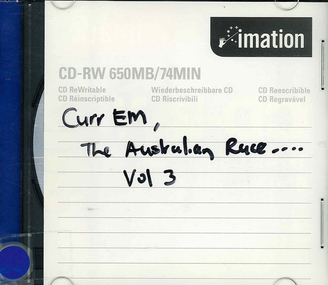 CD-ROM, EM Curr, Australian Race    Vol 3