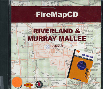 CD-ROM, Country Fire Services South Australia, FireMapCD Riverland &? Murray Mallee, 2001