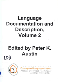 Journal, Peter Austin, Language documentation and description, Vol. 2, 2004