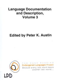 Journal, Peter Austin, Language documentation and description, Vol. 3, 2005