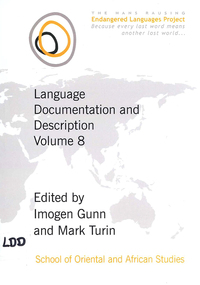 Journal, Imogen Gunn, Language documentation and description, Vol. 8, 2010