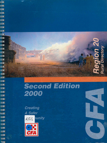 Map, Country Fire Authority, Region 20 rural directory, 2000