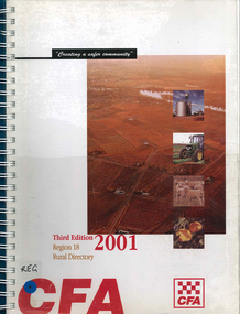 Map, Country Fire Authority, Region 18 rural directory, 2001