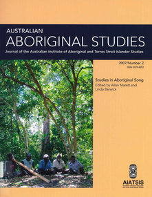 Periodical, Australian Institute of Aboriginal and Torres Strait Islander Studies, Australian Aboriginal studies : journal of the Australian Institute of Aboriginal and Torres Strait Islander Studies, 2007