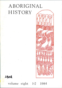 Periodical, Australian National University Department of Pacific and Southeast Asian History, Aboriginal history, 1984