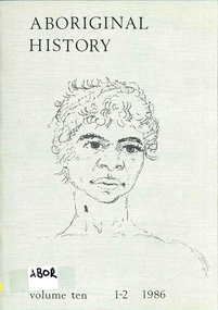 Periodical, Australian National University Department of Pacific and Southeast Asian History, Aboriginal history, 1986