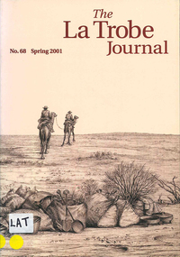 Periodical, John Barnes, The La Trobe journal, 2001