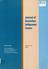 Periodical with CD-ROM, Andrew Gunstone, Journal of Australian Indigenous issues, 2009