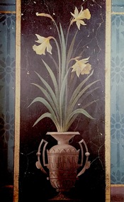 Daffodils, Dado Panel, Upper Hall, Villa Alba 