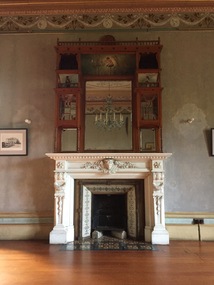 Decorative object: Drawing Room Fireplace (and overmantel), Villa Alba