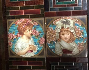 Surround Tiles, Dining Room Fireplace, Villa Alba
