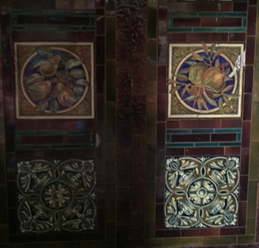 Surround Tiles, Dining Room Fireplace, Villa Alba