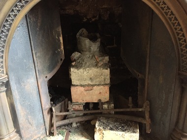 Photograph - Morning Room Fireplace, Villa Alba, c.1882