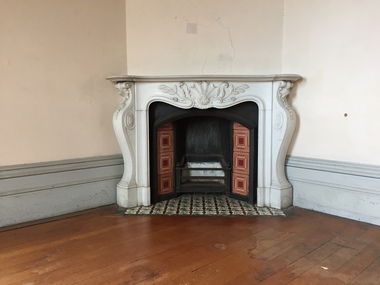 Decorative object: Second Bedroom Fireplace, Villa Alba