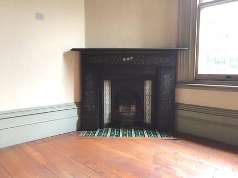 Decorative object: Third Bedroom Fireplace, Villa Alba