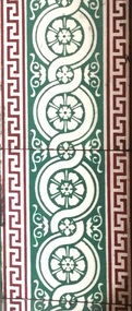 Photograph - Surround Tiles, Third Bedroom Fireplace, Villa Alba, c.1882