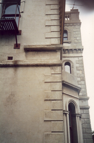 Profile of bay window and tower