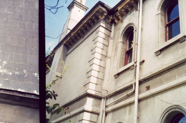 Photograph - Exterior wall, c.1987
