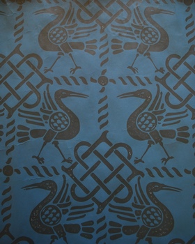 Wallpaper sample of a Morris & Co design