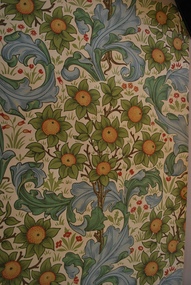 Decorative object - Wallpaper sample of a  Morris & Co design