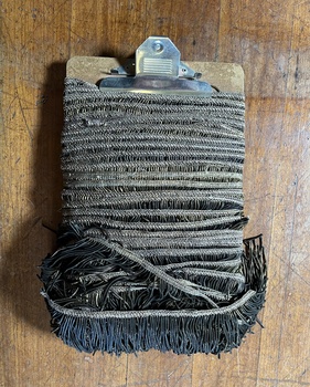 Gilt metal fringe for furnishings