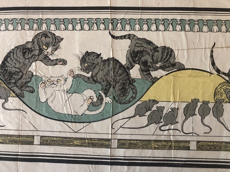 Children's wallpaper dado sample