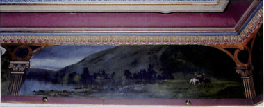 Francis Osbaldistone and Diana Vernon meet at the end of the fox hunt.