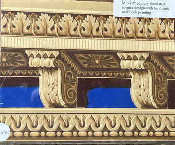 Wallpaper sample - Border, mid 19th century