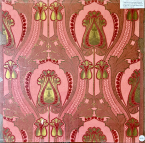 Wallpaper sample - Art Nouveau, 1908
