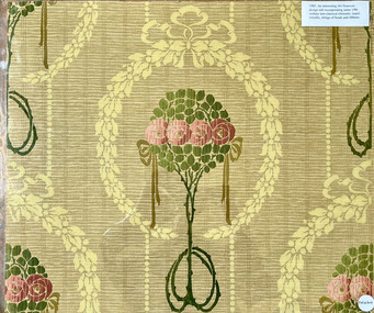 Wallpaper sample - Art Nouveau, 1905