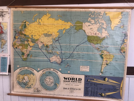 World Modern School Map, 1930s