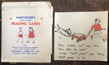 Reading cards for 'John and Betty' reader