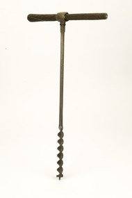 Wood Auger, With timber handle