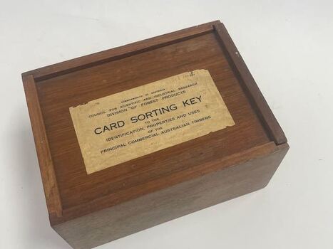 Card Sorting Key box