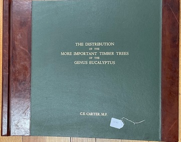 Book - The distribution of the important timber trees of the genus eucalypus, C.E. Carter, 1945
