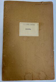 HV Wardle Collection original Catalogue