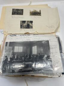 Ephemera - Photographs, notes, documents from Ron Hateley's office