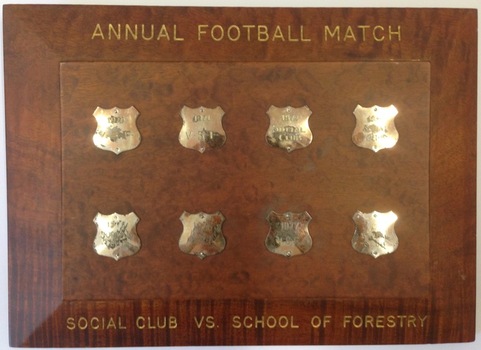 annual football match plaque