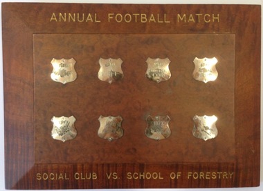 annual football match plaque