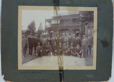 Photograph - Photograph of Department Forestry Refresher Course, 1913, R. Morton, Forestry Refresher Course, 1913