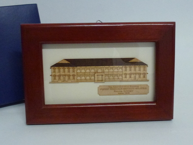 Plaque - Carved wooden image of the Forest Research Institute Malaysia, The Administrative Building, Forest Research Institute Malaysia