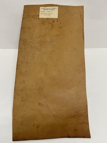 Ephemera - Finished Leather for display, Finished Leather - Tanned with wattle - bark tannin